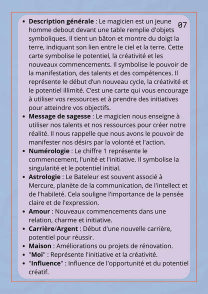 Guidance Tarot: Question Oui / Non + Énergie approfondie